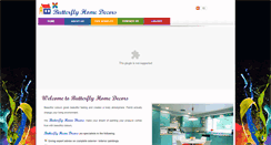 Desktop Screenshot of butterflyhomedecors.com